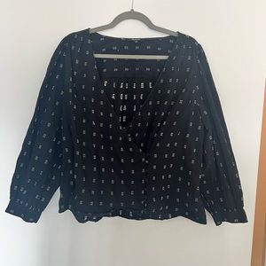 Madewell patterned top